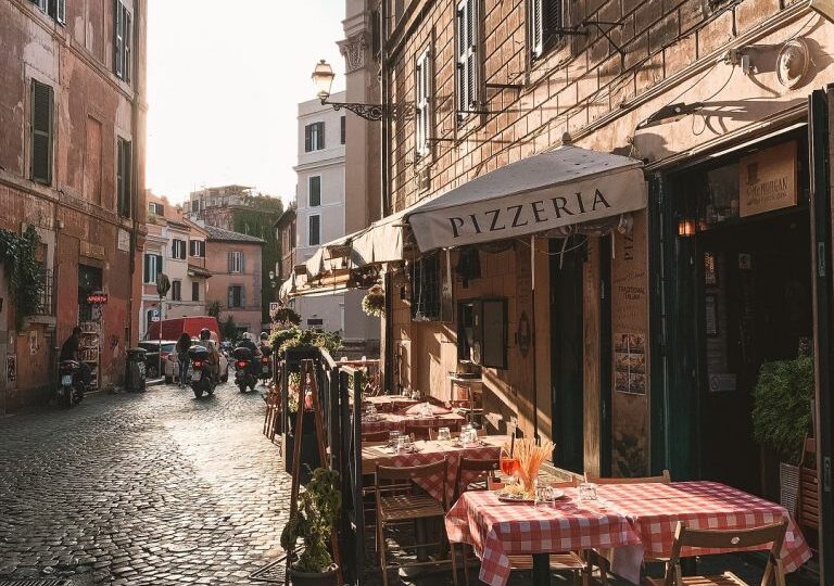 aula de culinária em roma